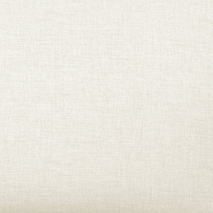 Breeza 5-Seater Outdoor Corner Lounge Set with Teak Table in cream white, showcasing close-up detail of textured fabric surface with small lines, emphasizing its durable and stylish design.