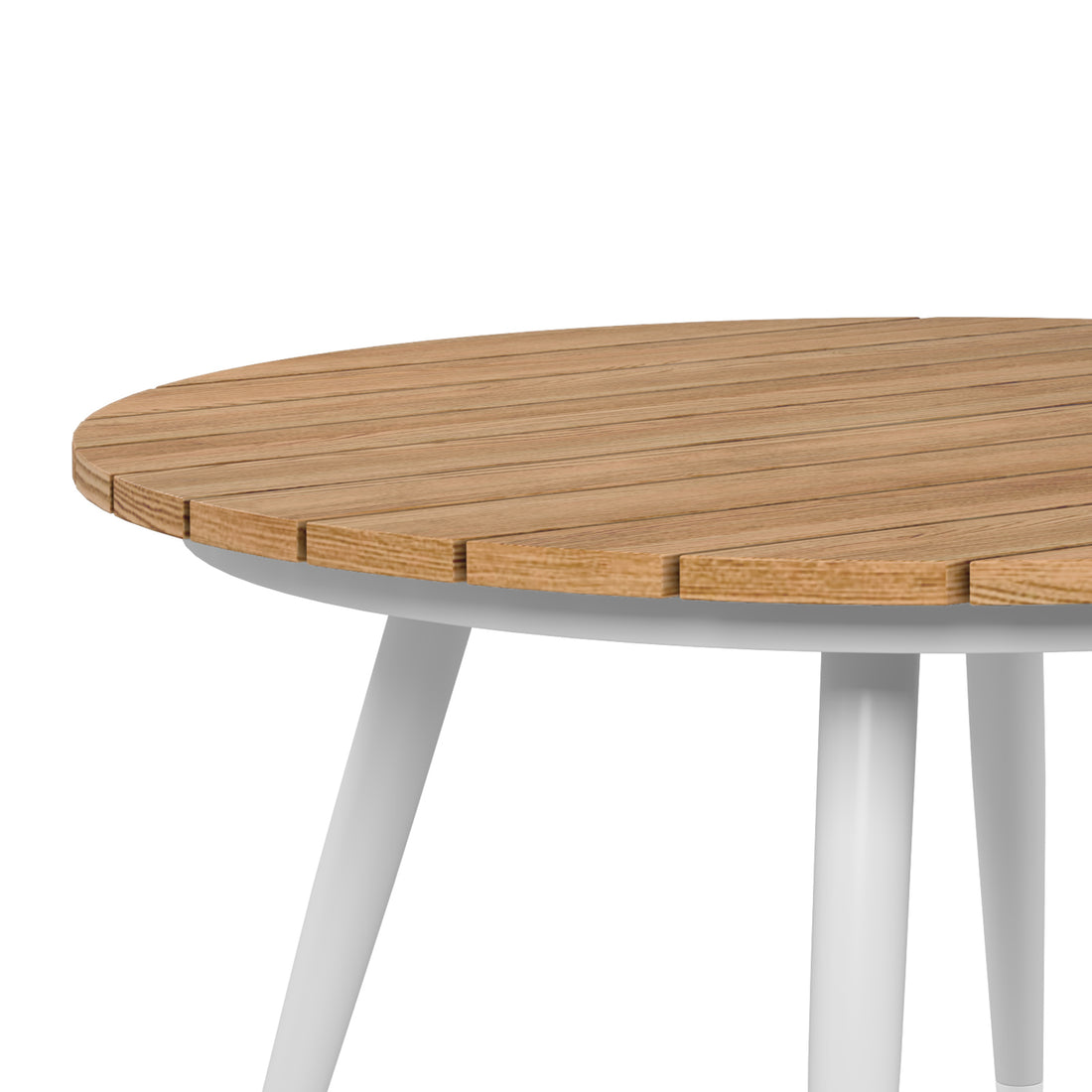 Breeza 5-Seater Outdoor Corner Lounge Set with Teak Table - Cream white showcasing durable rope wrapping, rust-free frame, and a solid teak table, ideal for versatile outdoor relaxation and style.