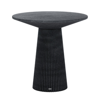 Darien 80cm Round Concrete Bistro Table in Grey Marble