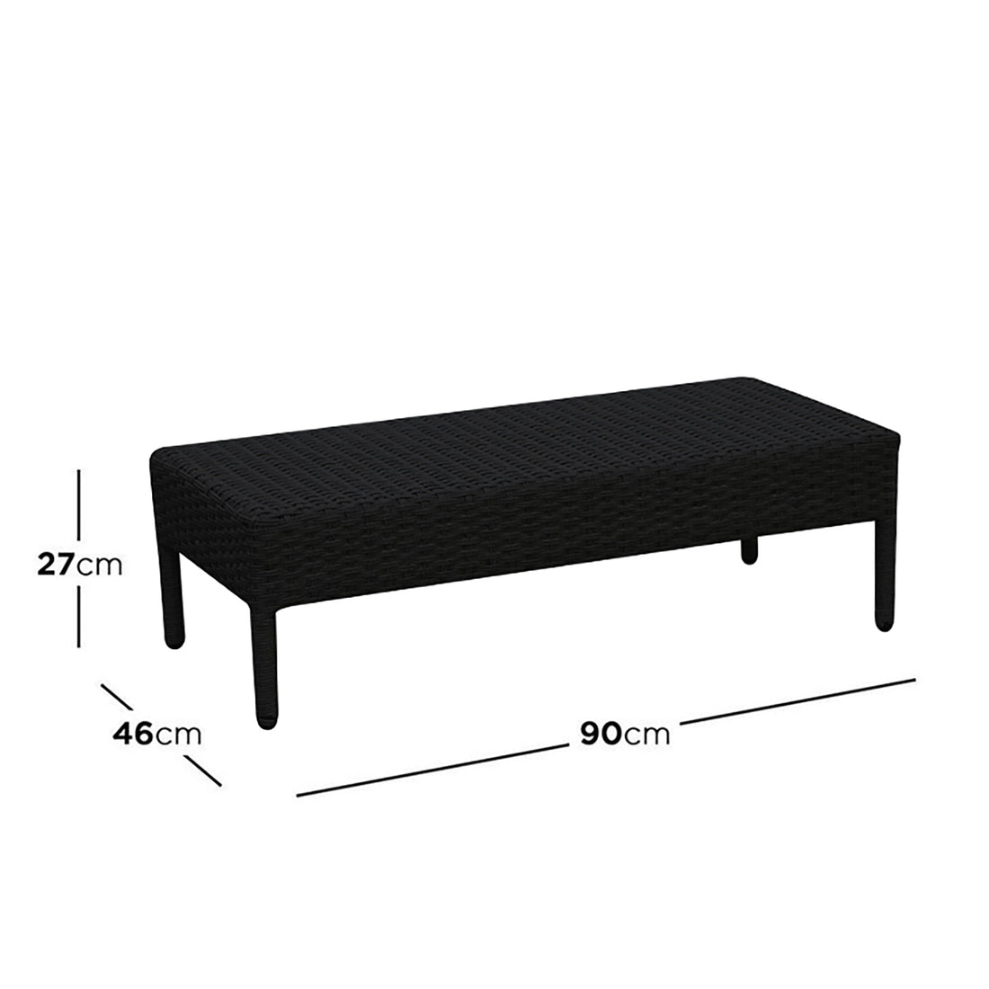 Erith Wicker Outdoor Furniture Day Bed w/ Canopy features a spacious, elegant design with a protective canopy and a coordinating coffee table, ideal for outdoor relaxation and social gatherings.