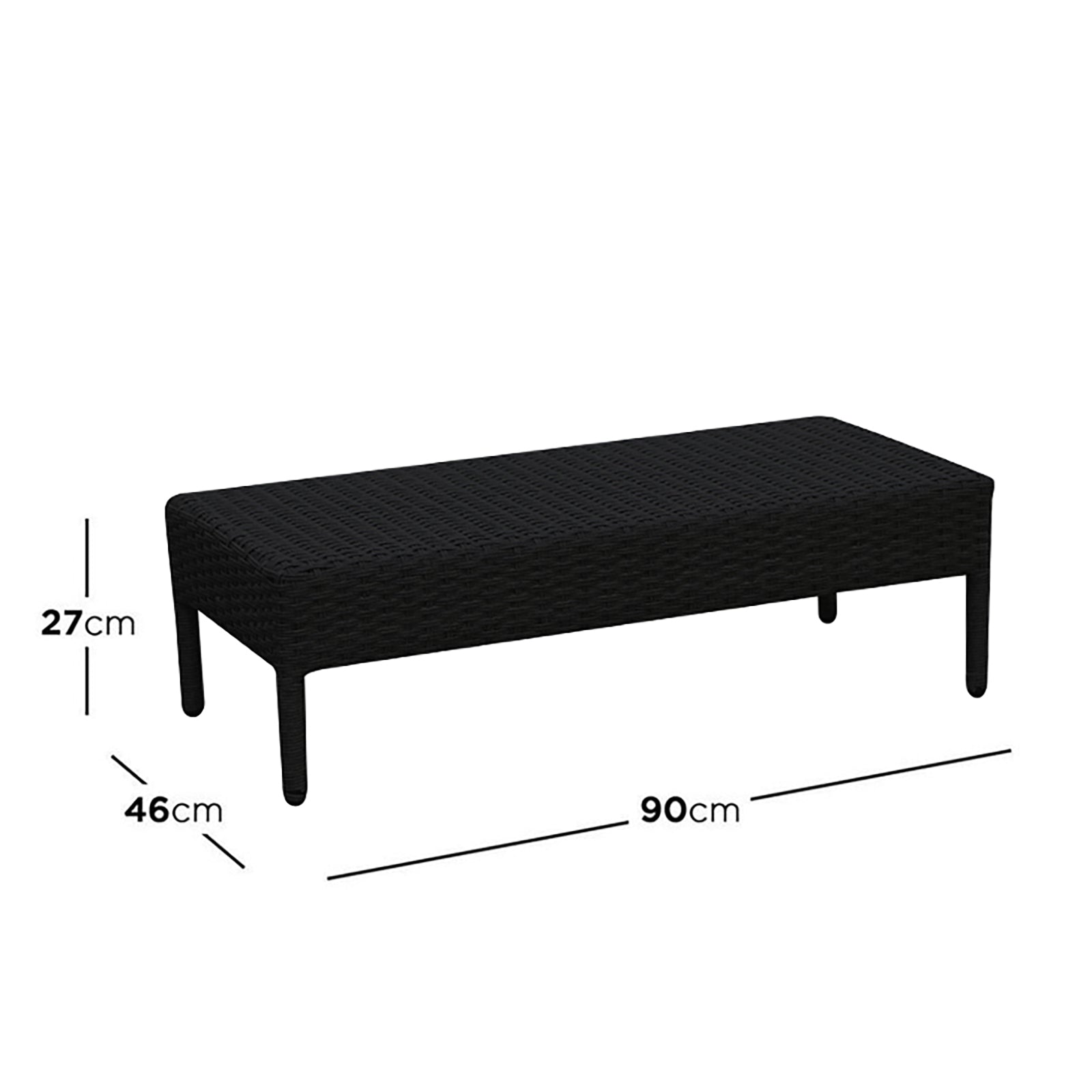 Erith Wicker Outdoor Furniture Day Bed w/ Canopy features a spacious, elegant design with a protective canopy and a coordinating coffee table, ideal for outdoor relaxation and social gatherings.