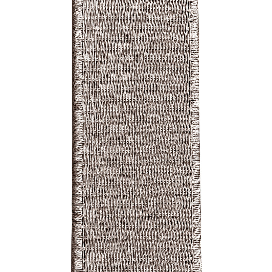 Fentan 4 Seater Solid Timber Outdoor Bench - Beige, showcasing a close-up of a smooth wood finish and simple woven rope design, highlighting its sturdy, weather-resistant build for outdoor settings.