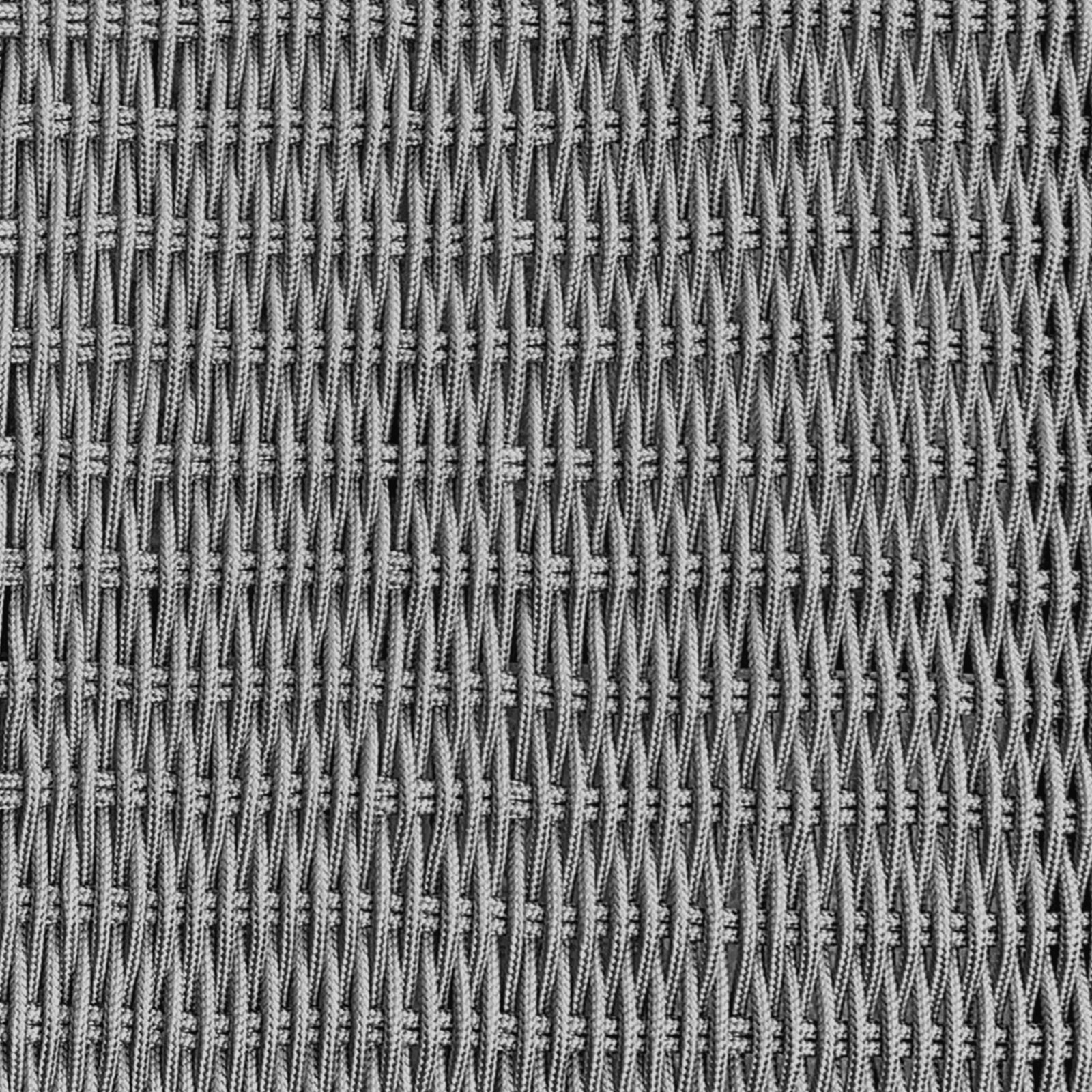 Close-up of the Fentan 4 Seater Solid Timber Outdoor Bench, showcasing its intricate woven design, highlighting the premium acacia wood's texture and durable craftsmanship suitable for stylish outdoor seating.