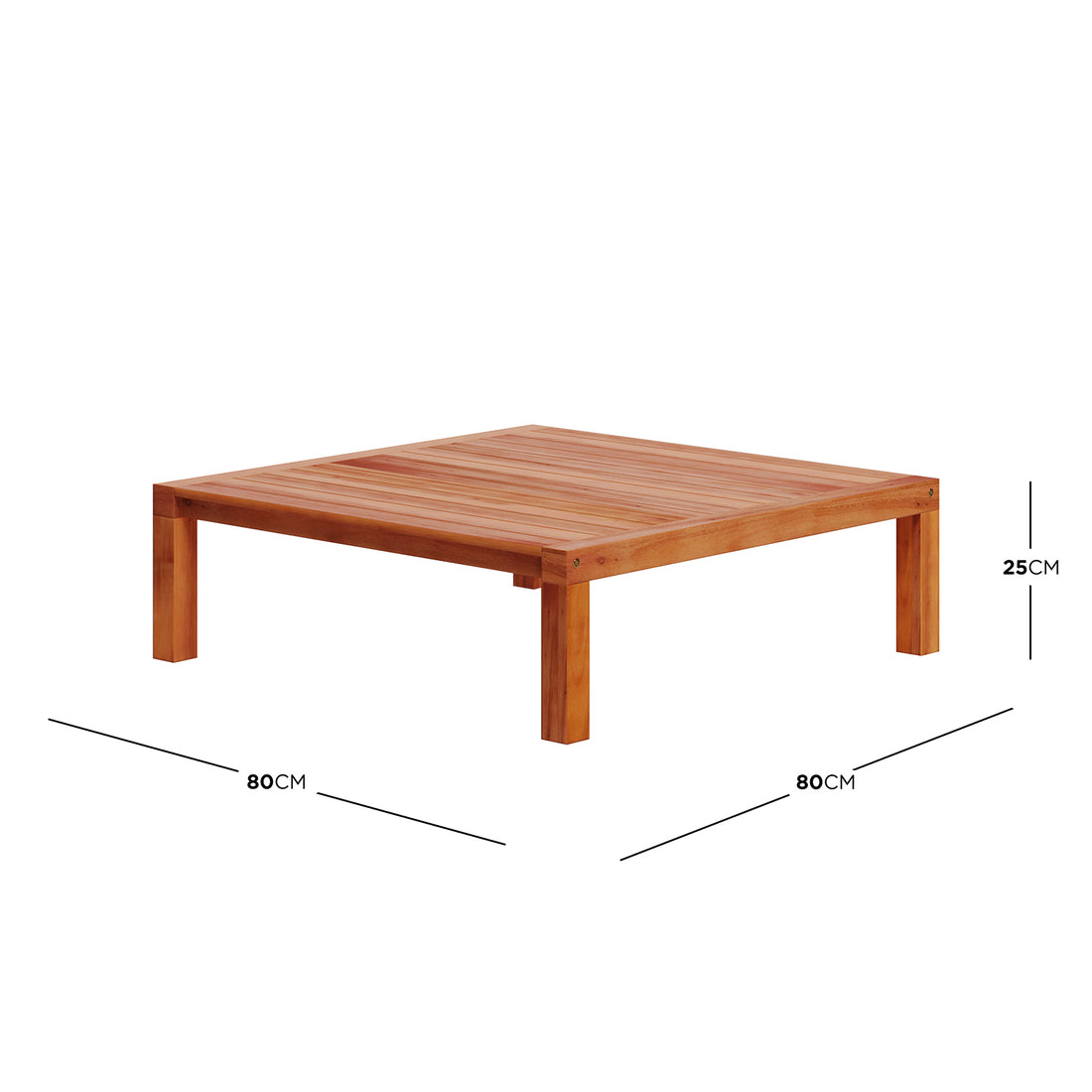 Haiti 7 Seater Outdoor Timber Corner Sofa Set with wooden square table and robust eucalyptus timber frame, showcasing minimalist design and sturdy construction suitable for both indoor and outdoor settings.