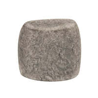 Hollie Indoor/Outdoor Round Concrete Side Table features a smooth, organic round shape, perfect for versatile use. Its sturdy concrete build offers both durability and style for any modern farmhouse setting.