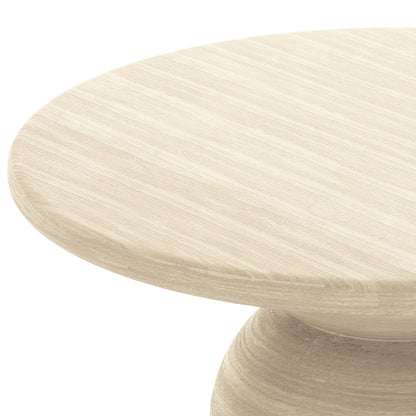 Close-up of the Krates & Mindanao 5pc Outdoor Concrete Dining Set featuring a sturdy concrete table paired with wicker chairs, highlighting the set's sleek design and durable materials for outdoor dining.