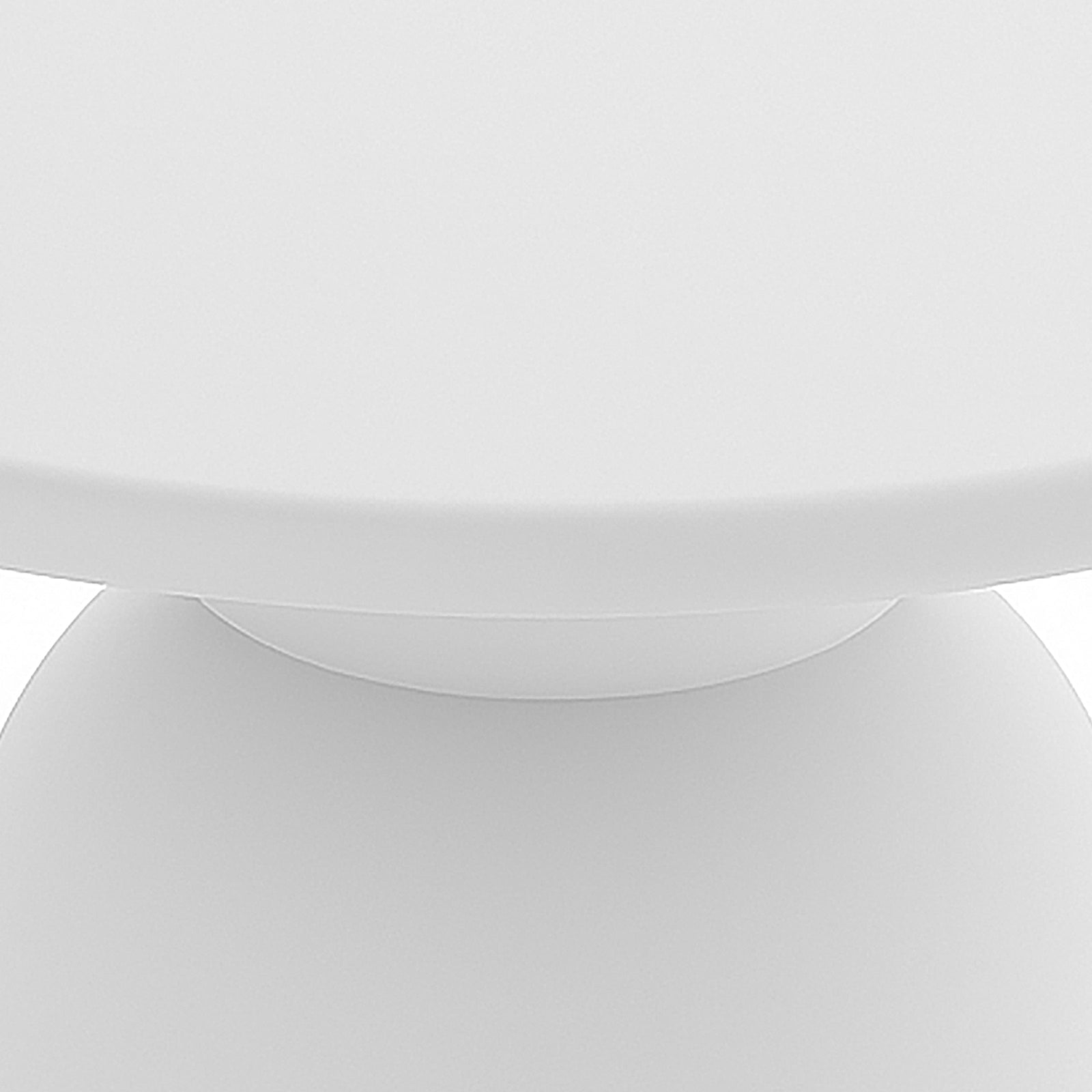 Krates 120cm Round Indoor/Outdoor Concrete Dining Table - White