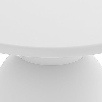 Krates 120cm Round Indoor/Outdoor Concrete Dining Table - White