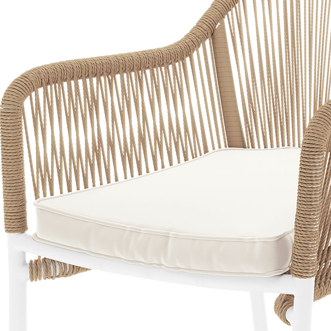 Luzon with Tablas Wicker Outdoor Package features close-ups of stylish, durable bar stools crafted from PE wicker with aluminum frames, emphasizing comfort and stability for outdoor or indoor spaces.