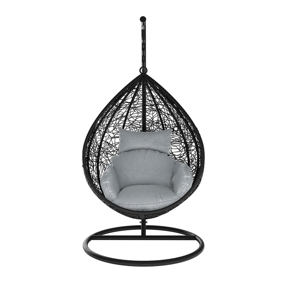 Marian Large Outdoor Hanging Egg Chair - Black
