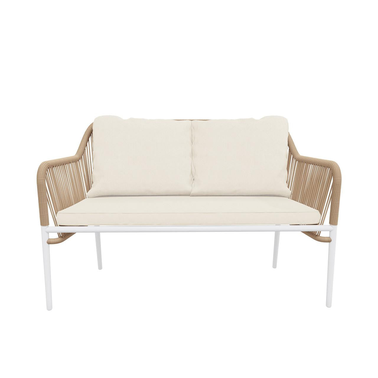 Navarre 4 Seater Aluminum Outdoor Sofa Set - Natural