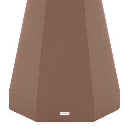 Orson 80cm Round Concrete Dining Table in Mocha Mousse