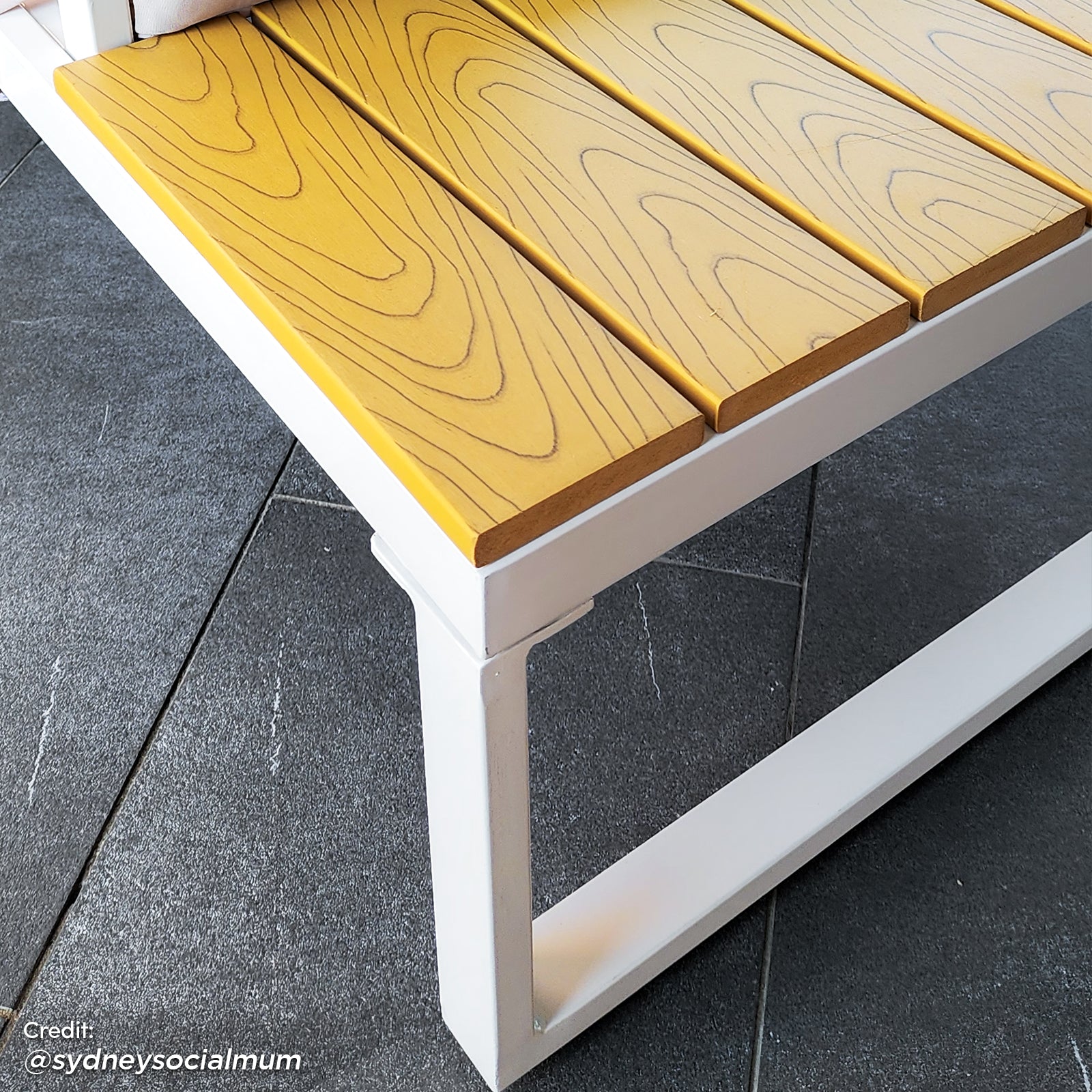 Rosa 5 Seater Outdoor Corner Sofa Lounge with Coffee Table, showcasing a sleek design with a cozy setup, ideal for enhancing outdoor spaces like patios or decks with stylish, weather-resistant seating.