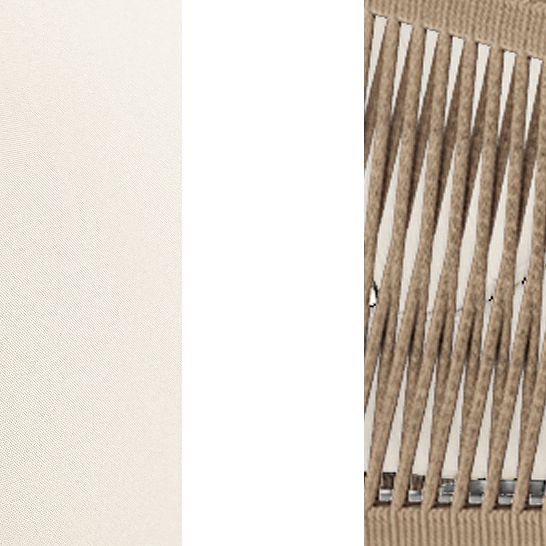 Close-up of the Vernon 6 Seater Aluminium Wicker Outdoor Dining Set, highlighting intricate wicker weaving and robust aluminium frame, showcasing its modern design and craftsmanship for stylish outdoor dining.