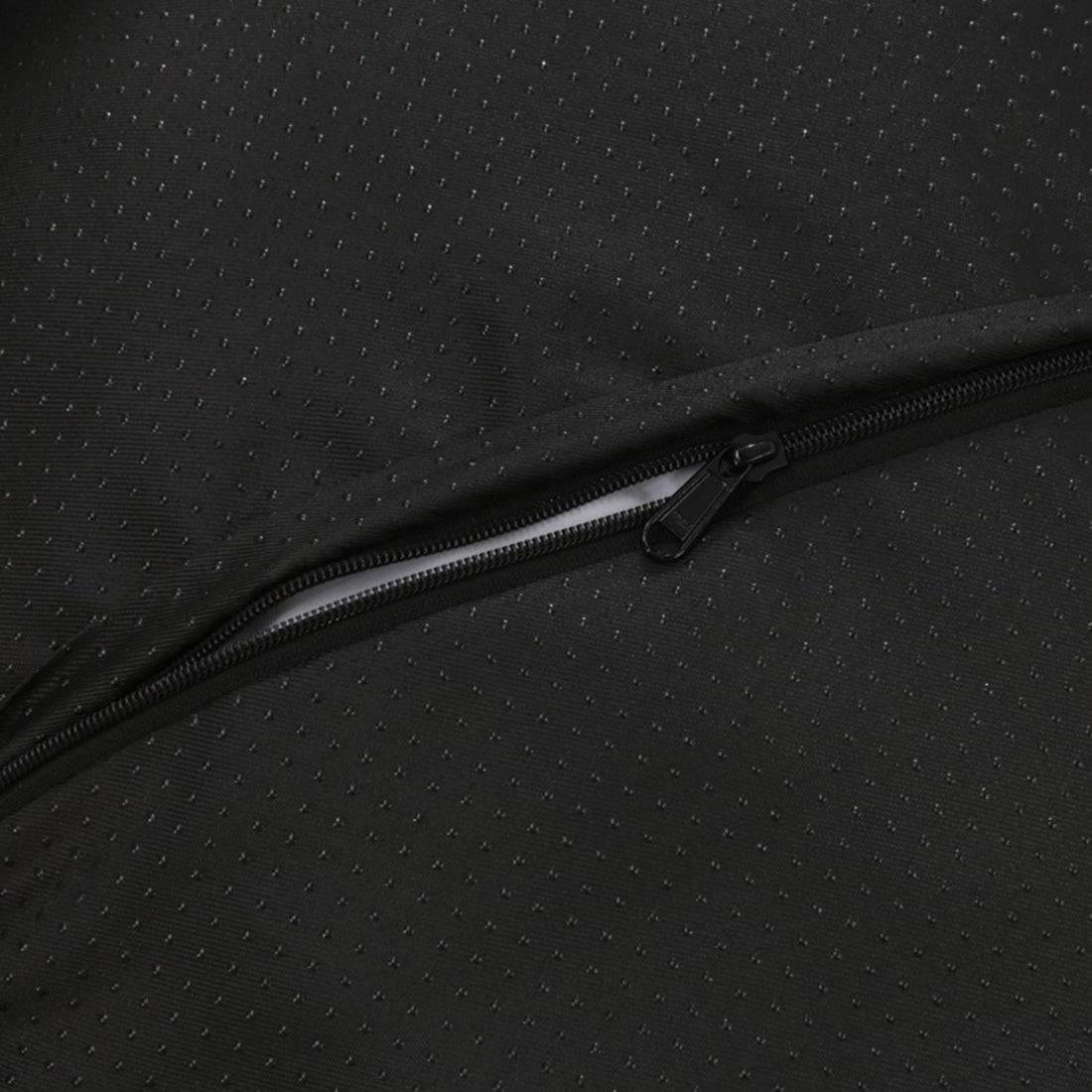 Kyra Large Boucle Pet Bed – White with Black Base featuring soft, curved bolsters and a hidden zipper. The elegant design provides ample space for large dogs to stretch and nap comfortably.