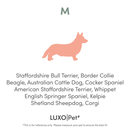 Tyro Luxe Medium Orthopedic Pet Bed – Light Beige shown with a plush, textured surface, anti-slip base, and supportive orthopedic design, ideal for pets needing joint relief and comfort.