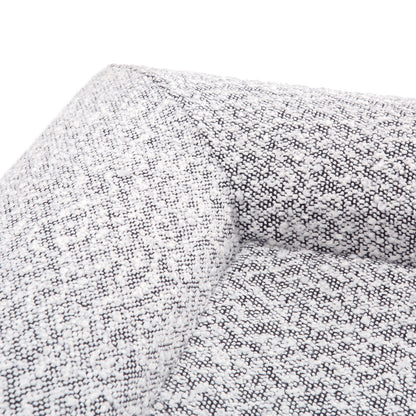 Tyro Luxe Small Orthopedic Pet Bed – Black & White features a plush boucle surface, designed for joint support and comfort. Ideal for small pets, it blends seamlessly with modern interiors.