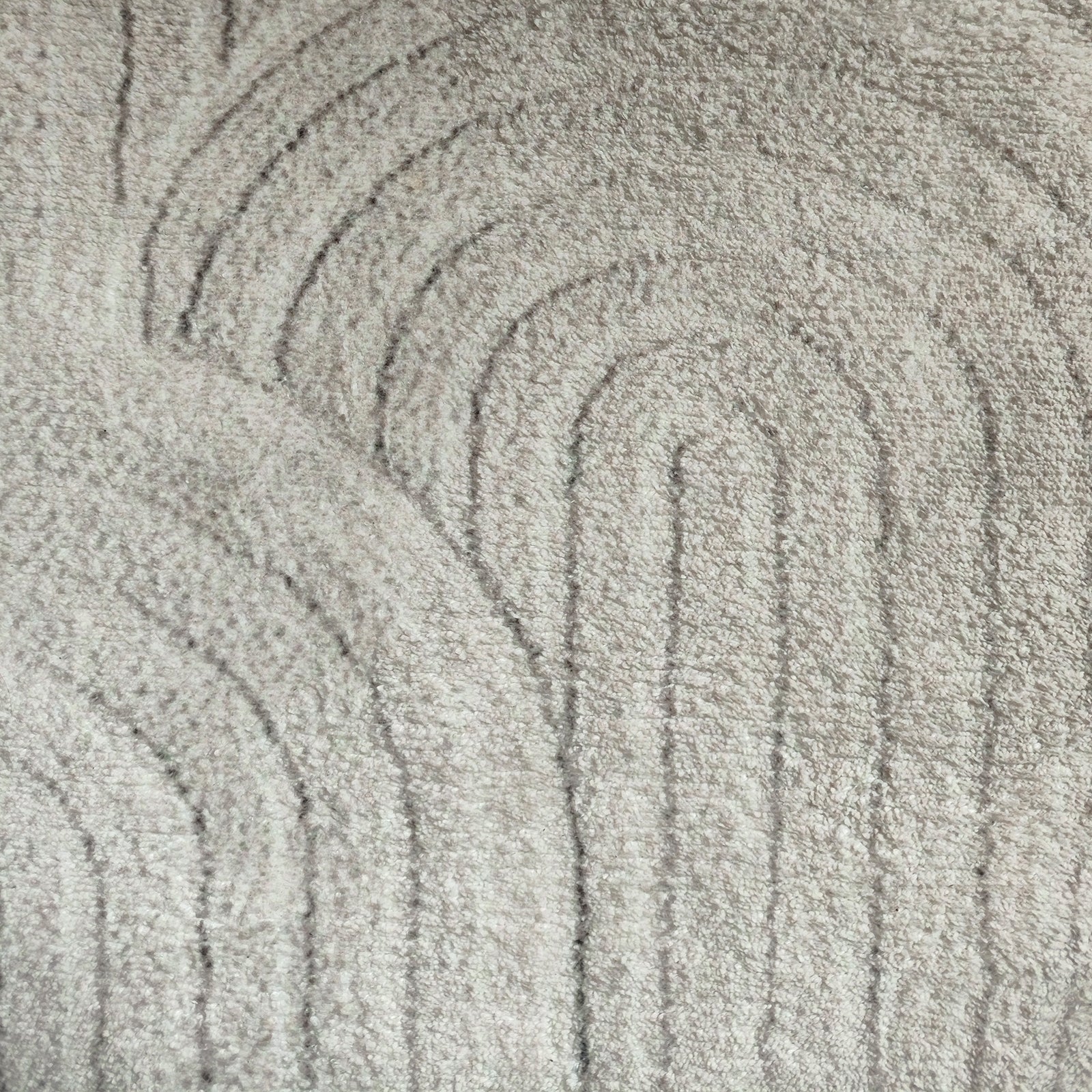 Close-up of the Aetherine Soft Contemporary Rug 120x180cm, showcasing its plush 12mm pile and modern printed design, emphasizing the soft texture and practicality with anti-slip backing.
