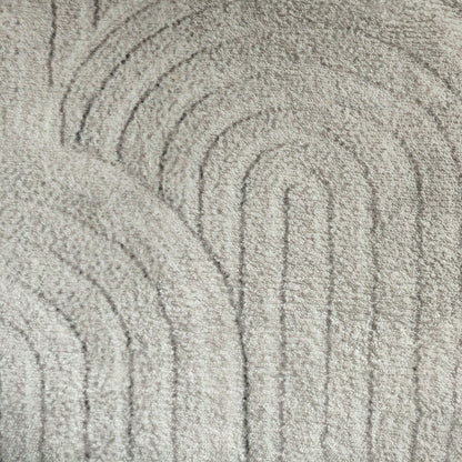 Close-up of Aetherine Soft Contemporary Rug 160x230cm, showcasing its plush 12mm pile and modern printed design, perfect for adding warmth and style to any living space.
