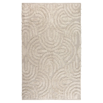 Cecil Modern Cotton Blend Floor Shag Rug - 120X180