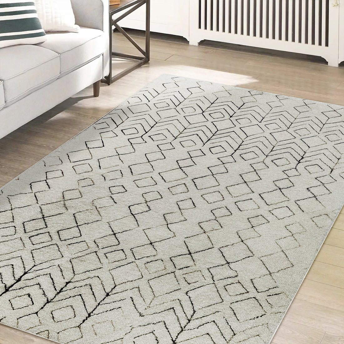 Hepirus 120x180cm Small Contemporary Printed Floor Rug – Luxo Living