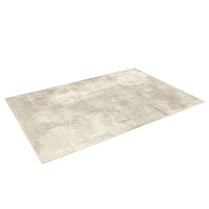 Huken 160x230cm Medium Modern Indoor Floor Rug features a light neutral tone with a subtle textured pattern, ideal for adding a contemporary touch to modern or minimalist interiors.