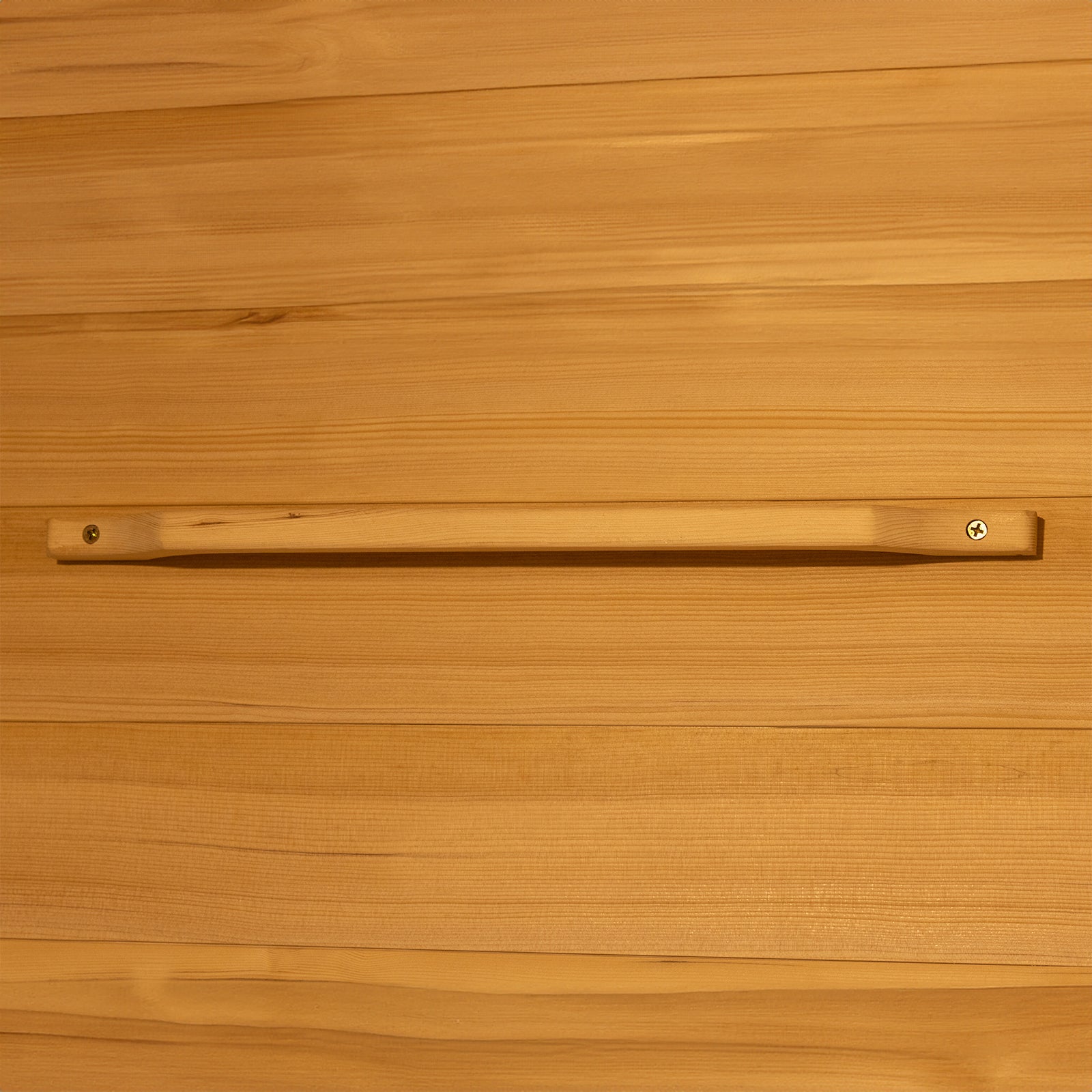 Close Up of Harlow 3 Person Canadian Hemlock Infrared Home Sauna Towel Racks
