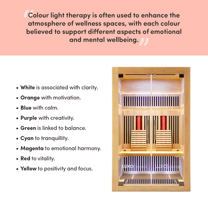 Runko 2 Person Canadian Hemlock Carbon Fibre Infrared Sauna features a close-up view of its wooden slats, highlighting the intricate design and craftsmanship, ideal for home relaxation and wellness.