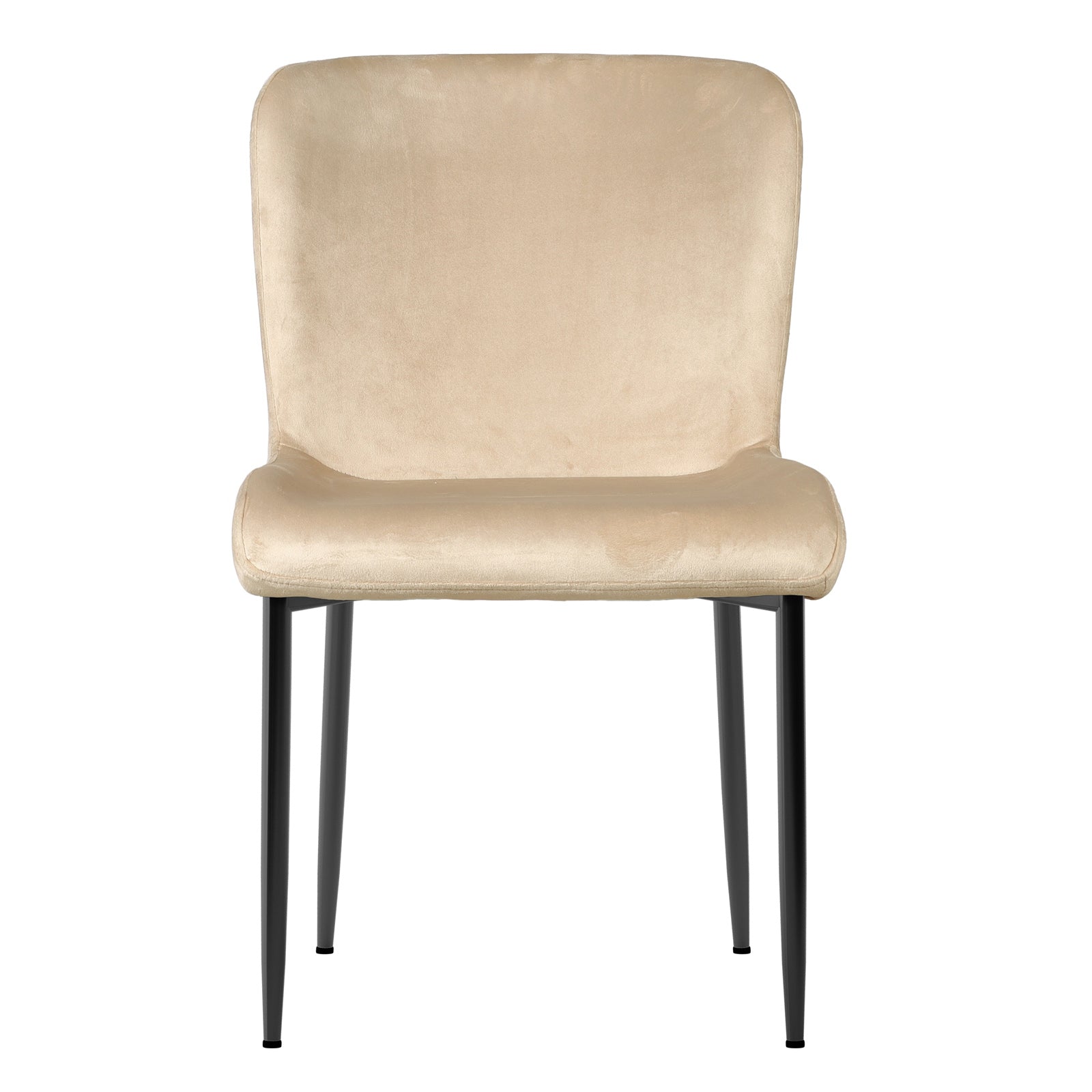 Adela Velvet Fabric Dining Chair Set of in Oatmeal – Luxo Living