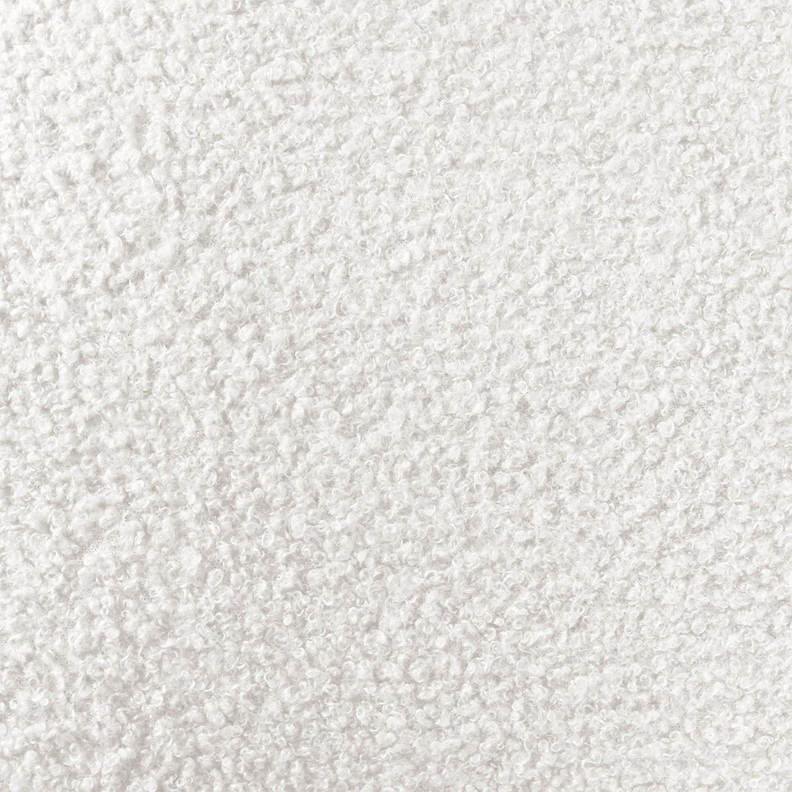 Close-up of the Luxo Aerona High Back Boucle Office Chair in Cream White, showcasing the plush, looped-pile textured boucle fabric, embodying elegance and ergonomic design for modern workspace comfort.