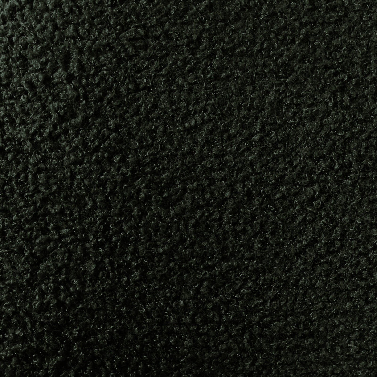 Luxo Aerona High Back Boucle Office Chair in Dark Green, showcasing plush, curly-pile boucle upholstery, high-back design, and gold chrome base, highlighting its refined comfort and bold elegance.