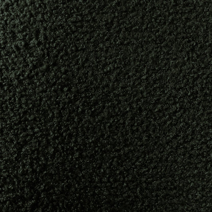 Luxo Aerona High Back Boucle Office Chair in Dark Green, showcasing plush, curly-pile boucle upholstery, high-back design, and gold chrome base, highlighting its refined comfort and bold elegance.