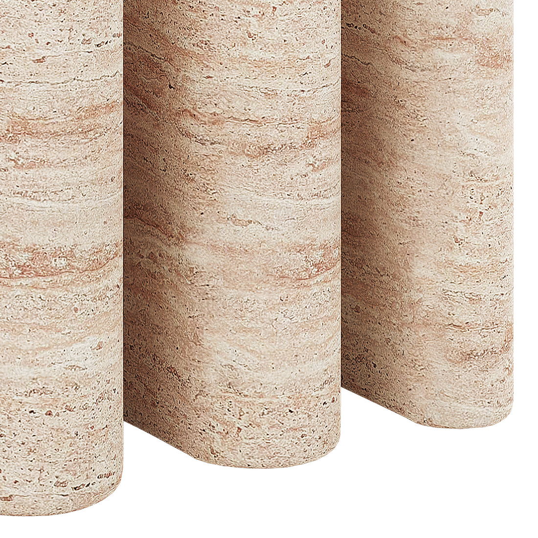 Ashford Modern Indoor Concrete Accent Side Table - Travertine