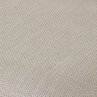 Audrey Curved Fabric Dining Chair Set of 2 in Beige features tightly woven beige upholstery, showcasing its durable linen-style fabric and plush foam padding for a cosy, modern dining experience.