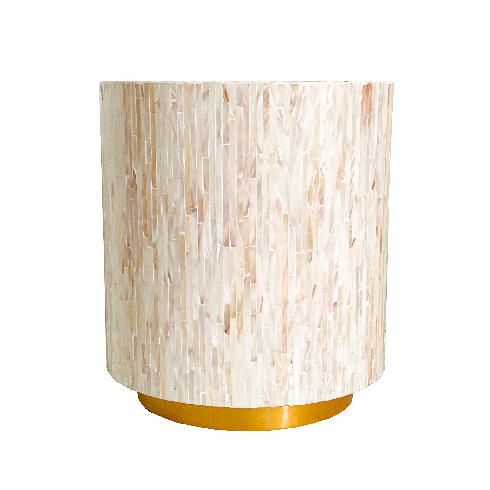 Chris 35cm Mother of Pearl Inlay Side Table