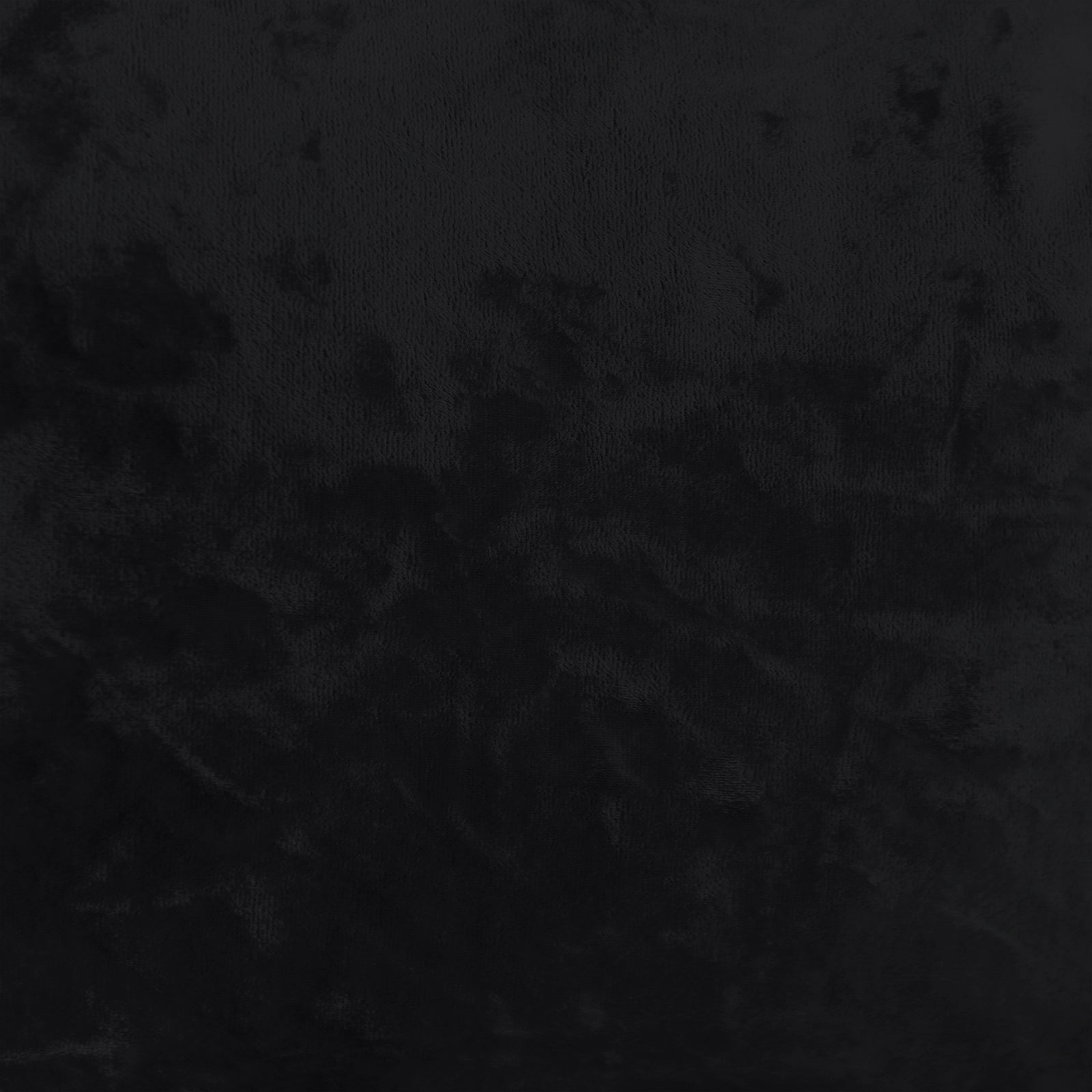 Eisha Velvet Bar Stool Black Set of 2 features a close-up of luxurious black velvet fabric with a textured, rippled surface, highlighting its elegance and soft comfort ideal for modern homes.