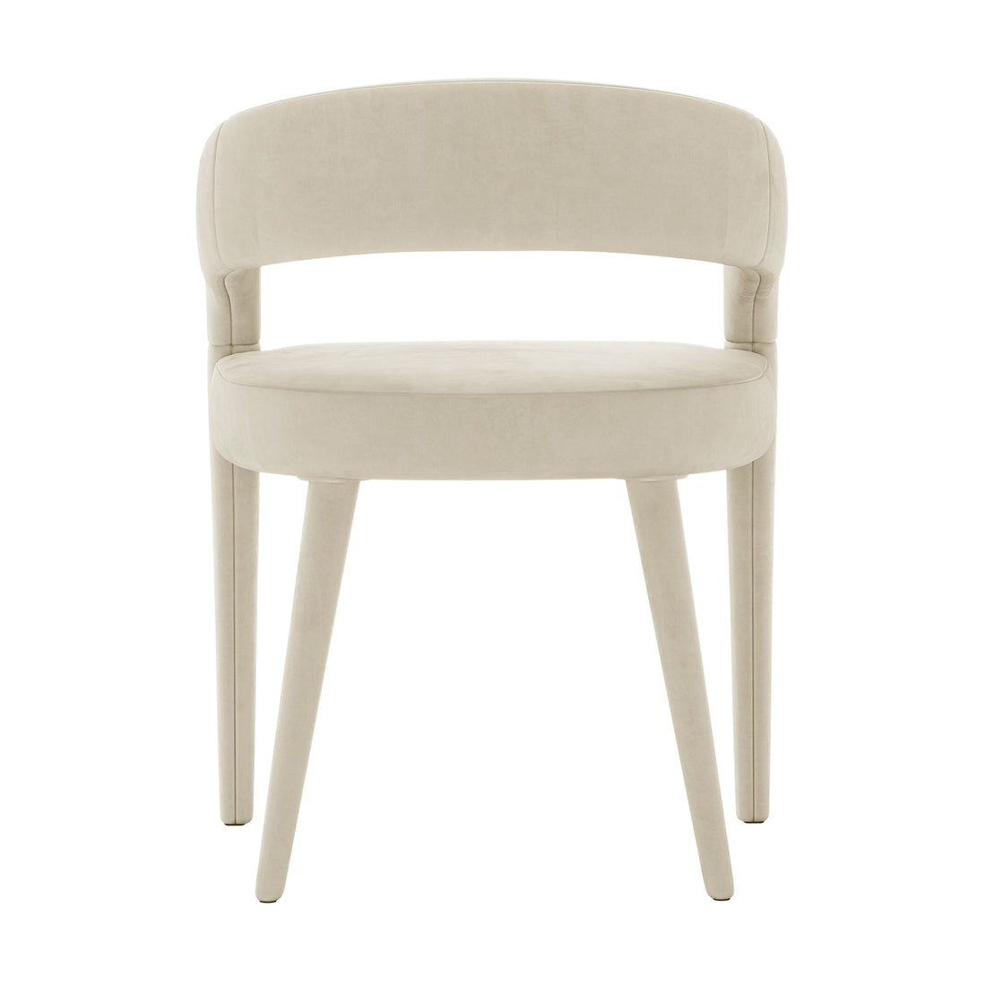 Eisha Velvet Bar Stool Set of 2 featuring plush velvet upholstery, ergonomic curved backrest, and sturdy metal legs. Perfect for enhancing dining spaces with comfort and modern style.