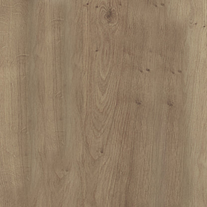 Faunus 200cm 8 Seater Dining Table in Natural, showcasing a close-up of the light-brown oak-style veneer with visible grain patterns and small knots, highlighting its elegant and durable craftsmanship.