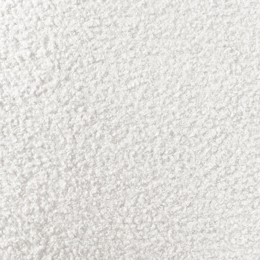 Close-up of the Gilles Boucle Arched Bar Stool Cream White Set of 2, showcasing the luxurious boucle upholstery and ergonomic arched backrest, emphasizing comfort and modern elegance in dining spaces.