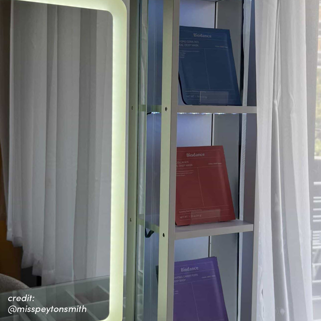 Juliette LED Makeup Vanity Table with Storage in White