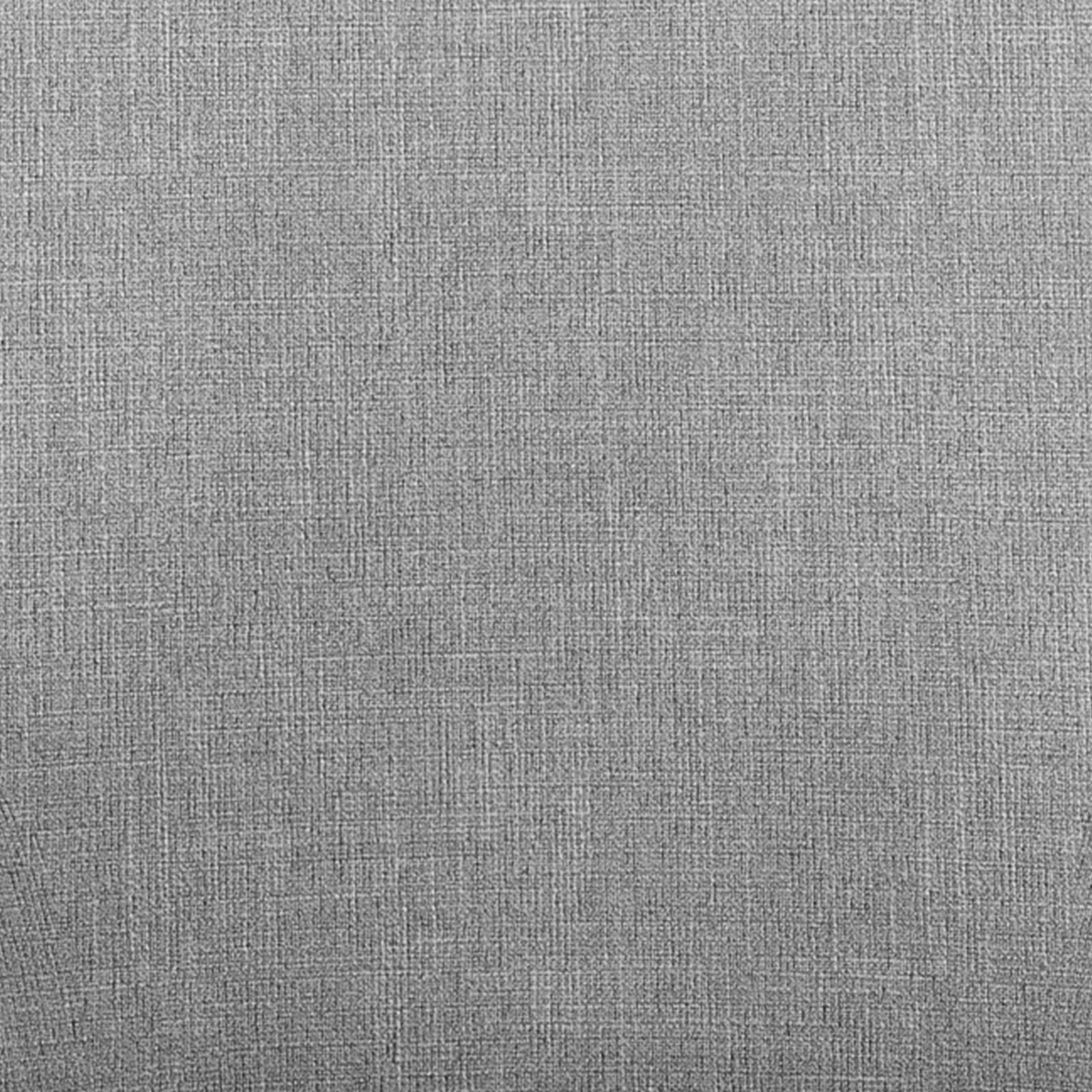 Close-up of the Lennon Linen Dining Chair Set of 2 in Light Grey, showcasing the woven-textured linen fabric with a subtle crosshatch pattern, emphasizing its stylish and modern design.