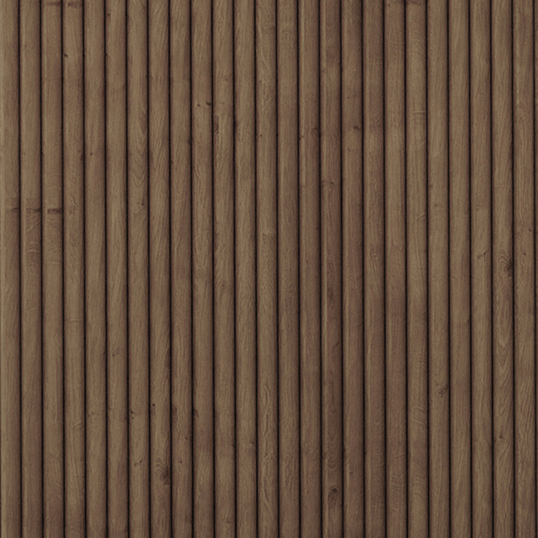 Marciana 8 Seater Fluted Oval Dining Table features vertical wooden slats with a warm brown finish and visible grain, showcasing a unique fluted design that complements both modern and traditional dining spaces.