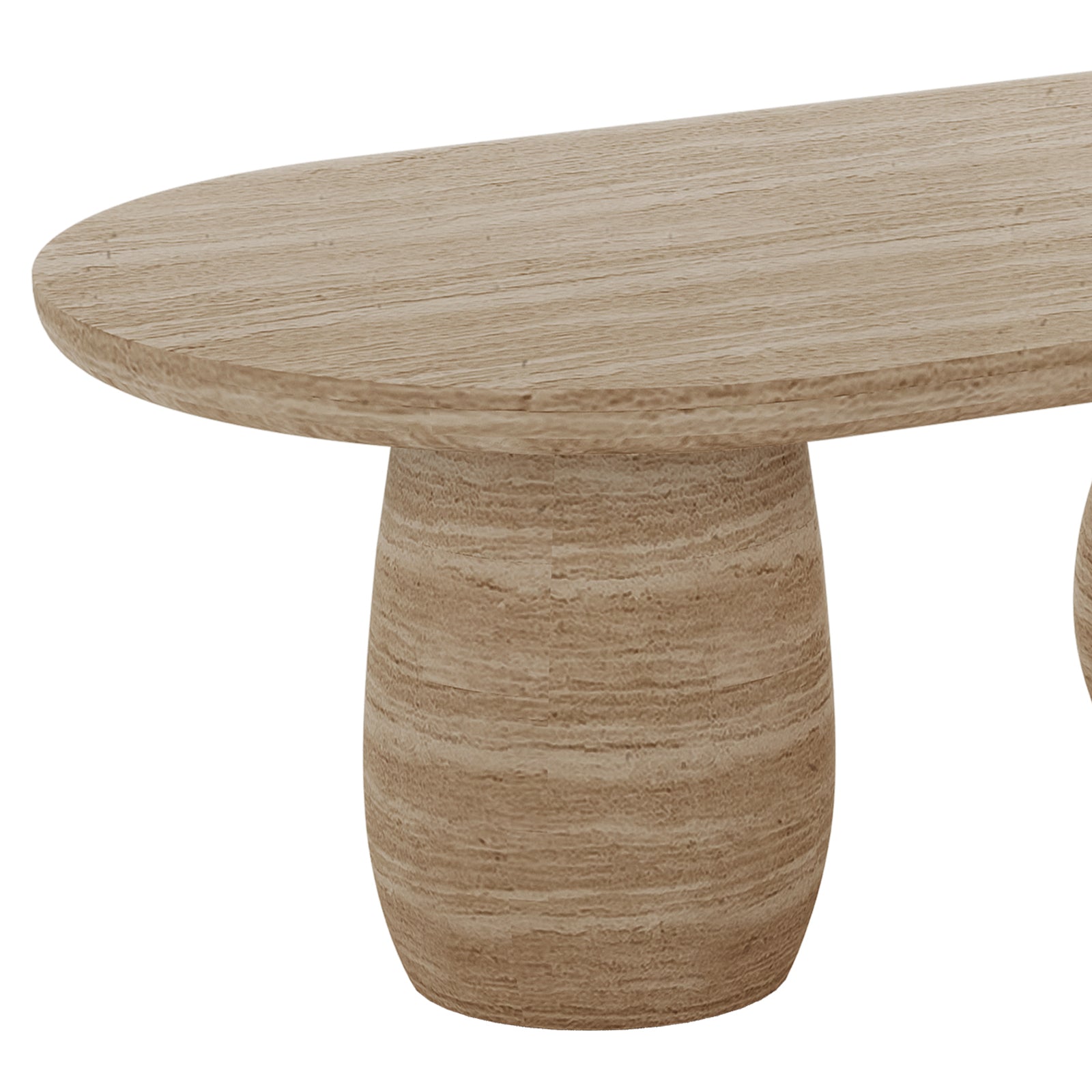 Mason Modern Indoor Premium Concrete Coffee Table - Beige