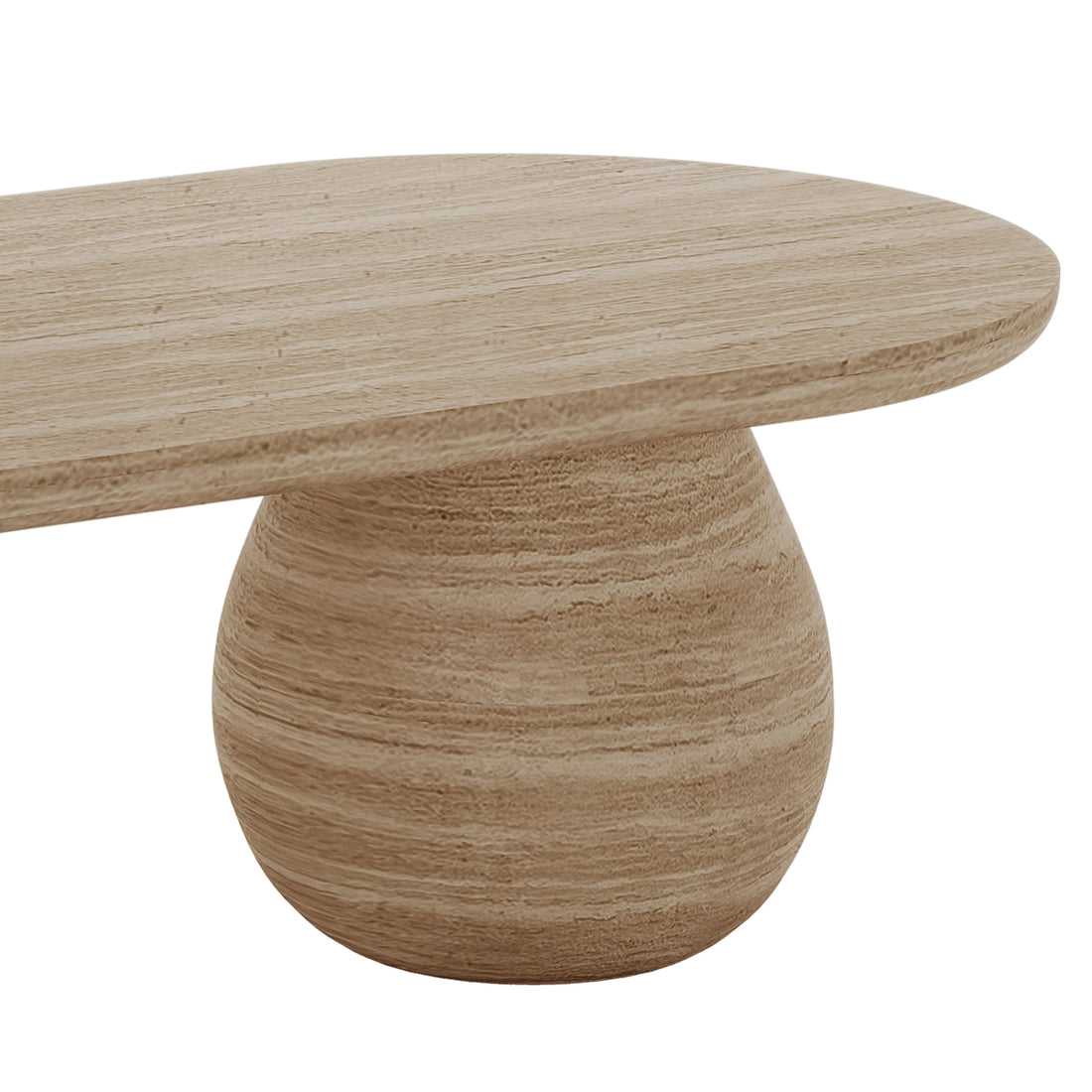 Mason Modern Indoor Premium Concrete Coffee Table - Beige