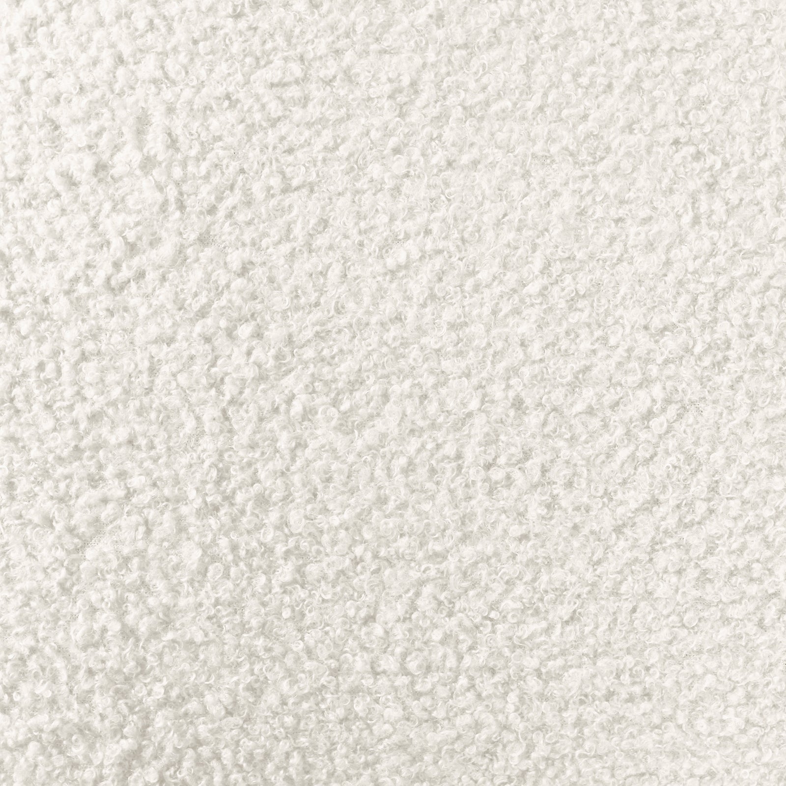 Maveri Boucle Dining Chair Set of 2 in Cream White, featuring looped boucle fabric with a fuzzy texture, sleek metal legs, and a uniquely shaped backrest for stylish comfort.