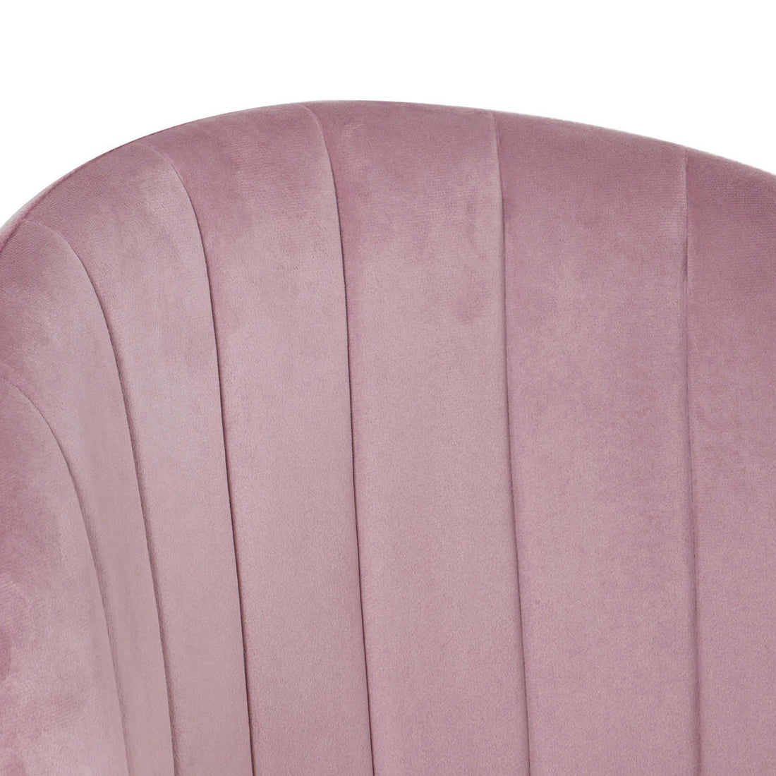 Scarlett Velvet Dining Chair Mauve Pink Set of 2, showcasing plush velvet fabric and sleek black metal legs, provides an elegant touch to any dining space.