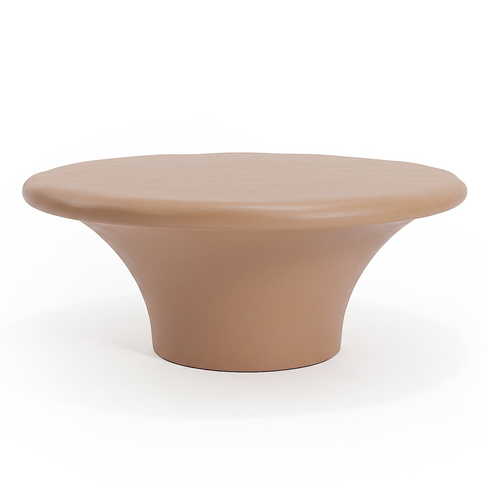 Modern minimalistic table on white background