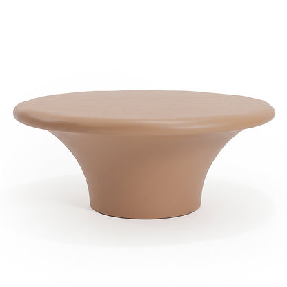 Modern minimalistic table on white background