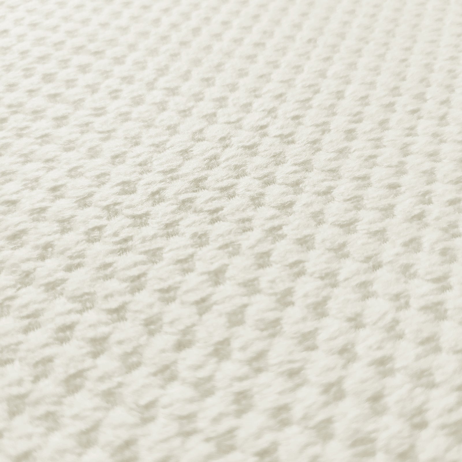 Close-up of Sofia Chenille Fabric Dining Chair, showcasing its plush white chenille texture and foam padding, emphasizing comfort and style in a Scandinavian design. Set of 2 chairs included.