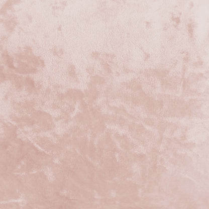 Stacey Velvet Foot Stool with Tassels in Light Pink, featuring plush velvet fabric and fringe tassel accents, ideal for adding elegance and functionality to any room.